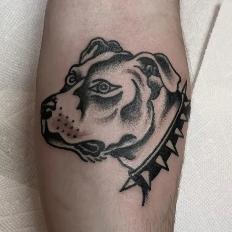 a dog tattoo