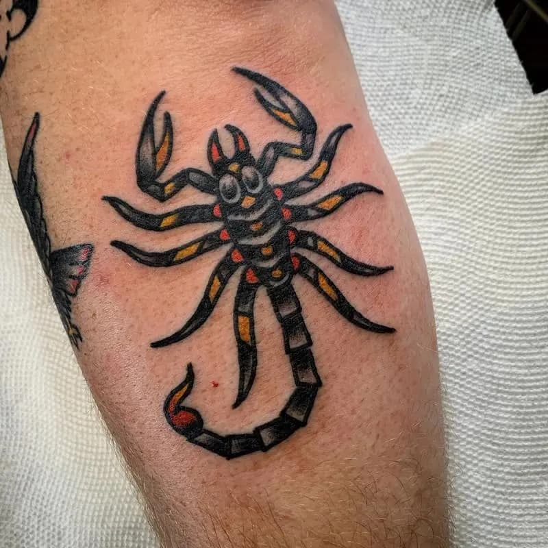 a scorpion tattoo